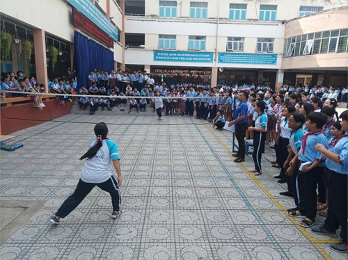 Ngày 28-29/9/2024, Trường THCS An Nhơn tổ chức giải Thể thao học sinh cấp trường môn Đá cầu, Cầu lông, cờ tướng, cờ vua năm học 2024-2025.