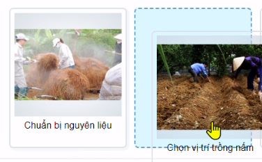 Tạo trò chơi Sắp xếp hình theo đúng trình tự