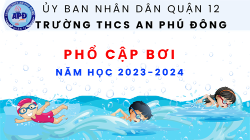 Công tác phổ cập bơi cho các học sinh năm học 2023 - 2024