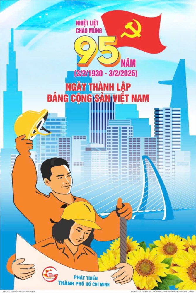 Chào mừng kỷ niệm 95 năm Ngày thành lập Đảng Cộng sản Việt Nam (03/02/1930 - 03/02/2025)
