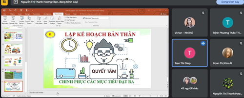 Sinh hoạt chuyên môn tổ hoạt động trải nghiệm hướng nghiệp tháng 10 lần 2/2024