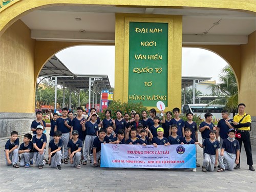 Hoạt động học tập trải nghiệm cho học sinh tại Gốm sứ Minh Long và khu du lịch Đại Nam