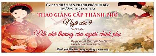 Thao giảng cấp Tp Thủ Đức môn Ngữ văn 9