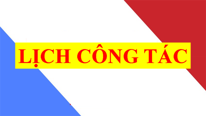 Lịch công tác tuần 31 năm học 2024-2025