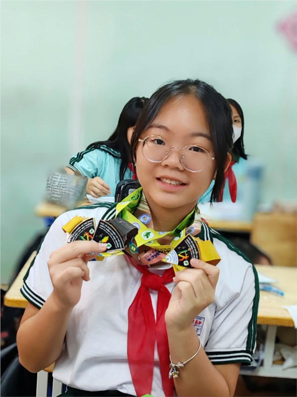 Hai em Nguyễn An Nhiên và Nguyễn Hiền Quân lớp 7/1 đã xuất sắc đạt giải nhất Giải Cúp học đường khiêu vũ thể thao - đồng diễn Thành phố Hồ Chí Minh năm 2024, nội dung dance Latin tuổi thiếu niên