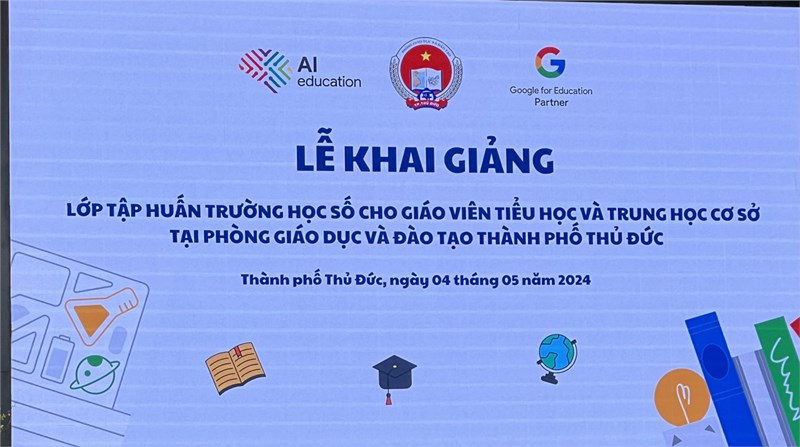 Tập Huấn Trường Học Số Cho Giáo Viên.