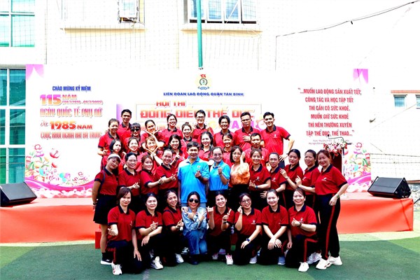 Hội thi Đồng diễn thể dục giữa giờ năm 2025 với chủ đề “Khỏe để lao động và sản xuất”