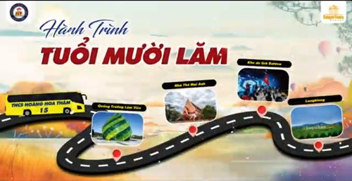 Những cảnh quay về hoạt động ngoại khóa của học sinh lớp 9 tại Đà Lạt - Chủ đề  Tuổi mười lăm 