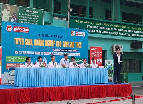 Tư vấn tuyển sinh, hướng nghiệp và phân luồng học sinh sau THCS năm học 2024 - 2025