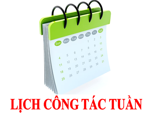 Lịch công tác tuần 27 NH 23 - 24