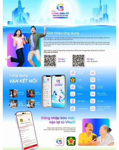 Một chạm kết nối người dân - chính quyền thành phố.