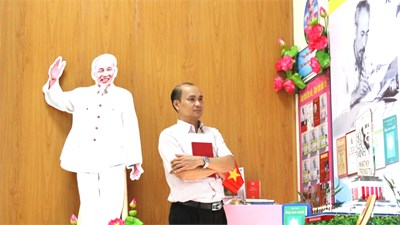 Tập thể trường THCS Ngô Chí Quốc tham gia hội thi  Hành trình tiếp bước những lời Bác dạy 