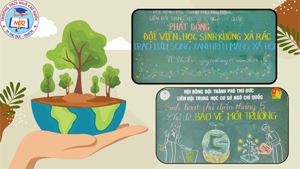 Sinh hoạt chủ điểm tháng 5 - Chủ đề Bảo vệ môi trường