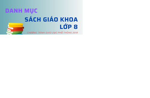 Danh mục sách giáo khoa lớp 8 năm học 2024 - 2025