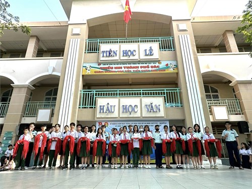Chương trình kỷ niệm 93 năm ngày Thành lập Đoàn TNCS Hồ Chí Minh (26/3/1931 - 26/3/2024) và Lễ trưởng thành đội cho đội viên Khối 9.