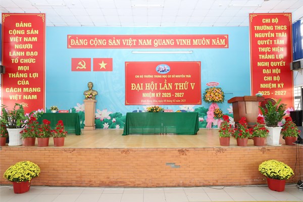 Đại hội chi bộ nhiệm kỳ 2025-2027
