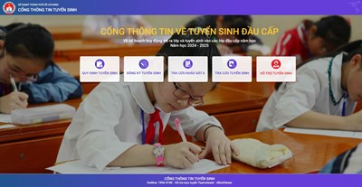 Hướng dẫn cha mẹ học sinh tra cứu kết quả và tiếp nhận hồ sơ Tuyển sinh lớp 6, Đợt 1 - Năm học 2024 - 2025