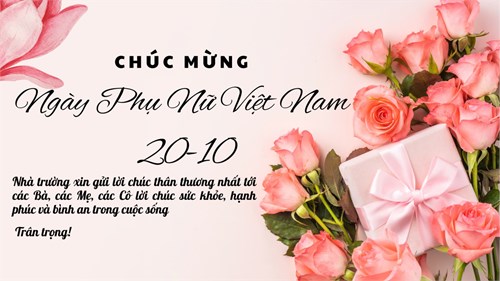 Chức mừng ngày Phụ nữ Việt Nam - 20/10