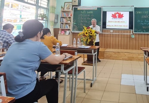 Sinh hoạt chuyên đề Quý I/2024 - Đề tài  Biện pháp thực hiện tốt công tác phát triển Đảng 