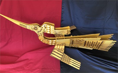  Cánh chim lịch sử  - Sản phẩm tái chế từ rác thải nhựa của Tổ Nghệ thuật tham gia ngày hội  Sống xanh vì môi trường  năm 2024