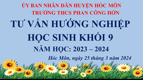 Tư vấn hướng nghiệp học sinh khối 9 năm học 2023-2024