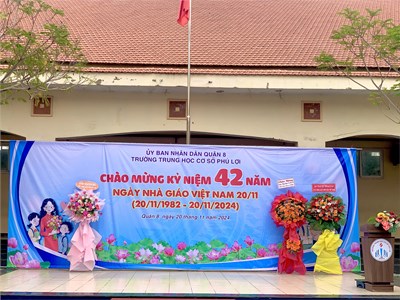 Chào mừng kỷ niệm 42 năm ngày nhà giáo việt nam 20/11