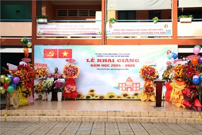 Lễ khai giảng 
năm học 2024-2025