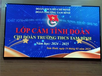 Lớp cảm tình đoàn đợt 2 năm 2025