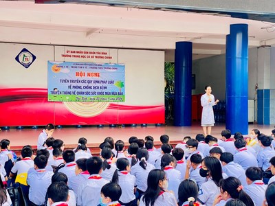Kế hoạch thu các khoản thu năm học 2024 - 2025 (Khối 8)