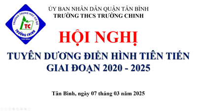 Hội nghị tuyên dương điển hình tiên tiến giai đoạn 2020 - 2025.