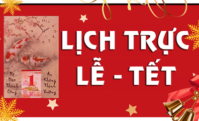Danh sách phân công trực tết 2025