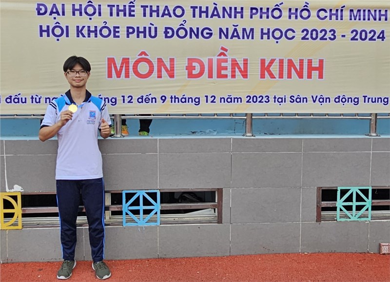 Điền kinh-Huy chương vàng Hội khỏe Phù đổng cấp Thành phố