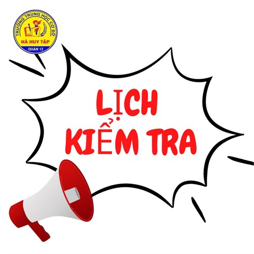Thông báo Lịch kiểm tra cuối kì 1, năm học 2023 - 2024