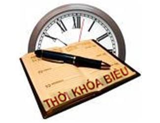 Thời khóa biểu số 6 (Áp dụng từ 25/12/2023)