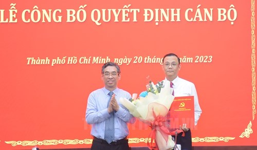 Đồng chí Cao Sơn Yên giữ chức Phó Bí thư Thường trực Quận ủy Quận 5