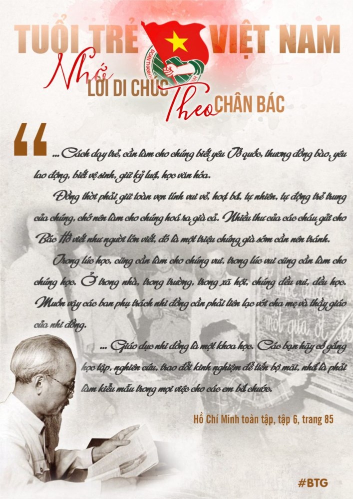 Học tập làm theo Bác
