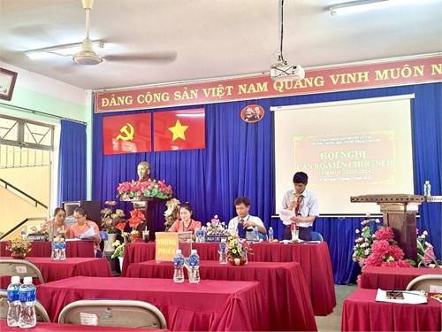 Hội nghị cán bộ - viên chức - người lao động năm học 2023-2024