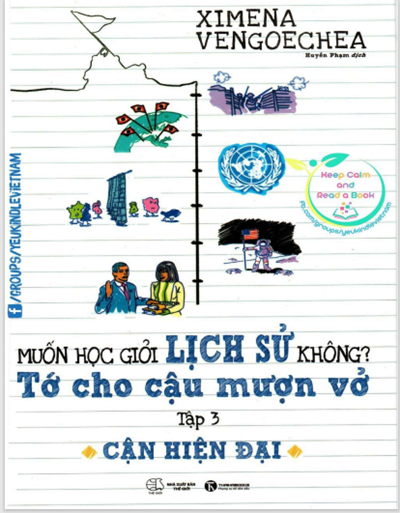 SÁCH TRUYỆN ĐIỆN TỬ
Muốn học giỏi lịch sử không?Tớ cho cậu mượn vở tập 3 của tác giả Ximena Vengoechea