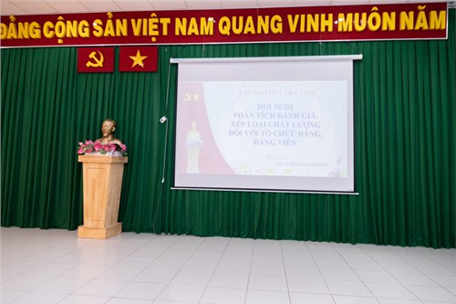 Hội nghị phân tích đánh giá, xếp loại chất lượng đối với tổ chức đảng, đảng viên - năm 2023