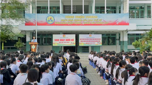 Hình ảnh sinh hoạt dưới cờ Tuần 17