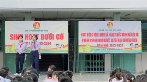 Hoạt động rèn luyện kỹ năng thực hành xã hội, phòng chống đuối nước và tai nạn thương tích