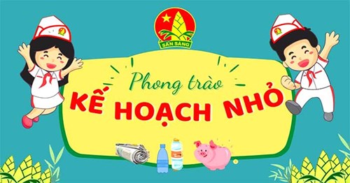 Toàn thể học sinh nhà trường thực hiện kế hoạch  Nuôi heo đất  để thực hiện các công trình của Thành phố.