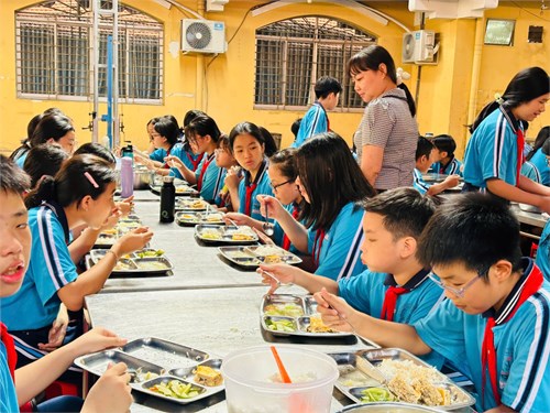 Suất ăn bán trú ngày 5/12/2024