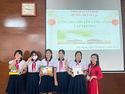 Cuộc thi  Lớn lên cùng sách  cấp Trường | NH 2023 - 2024