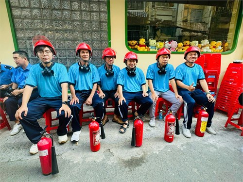 CĐV Trường THCS Bàn Cờ hăng hái tham gia hội thi  Phòng cháy chữa cháy giỏi  Phường 4 năm 2024