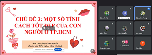 Sinh hoạt chuyên môn tổ giáo dục địa phương tuần 1 tháng 11/2024