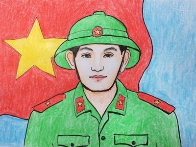 Tranh vẽ chú bộ đội
gợi ý vẽ tranh đơn giản mà nhiều ý nghĩa