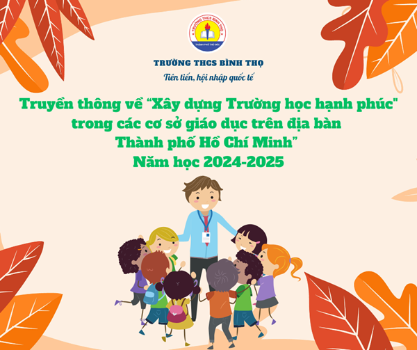 Quyết định 6485/QĐ-SGDĐT ngày 09/10/2024 của Sở GDĐT Thành phố Hồ Chí Minh kế hoạch Truyền thông về “Xây dựng Trường học hạnh phúc  trong các cơ sở giáo dục trên địa bàn Thành phố Hồ Chí Minh” 
Năm học 2024-2025