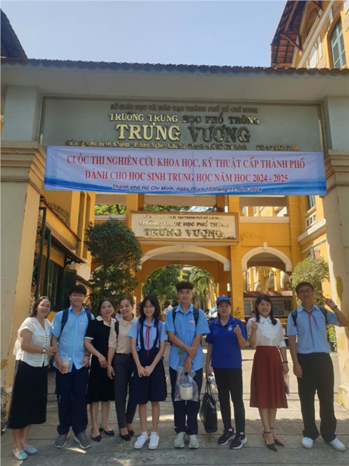 Học sinh Bình Thọ - Tham gia Cuộc thi khoa học kỹ thuật học sinh trung học năm 2024-2025