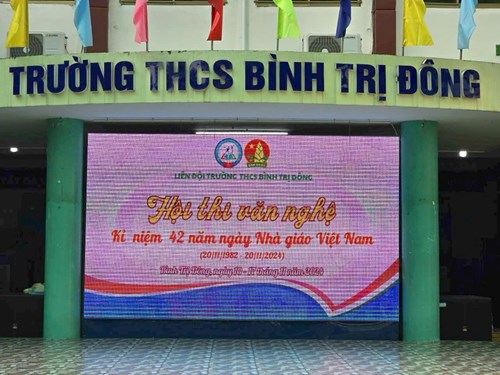 Hội thi văn nghệ chào mừng Ngày Nhà Giáo Việt Nam 20/11